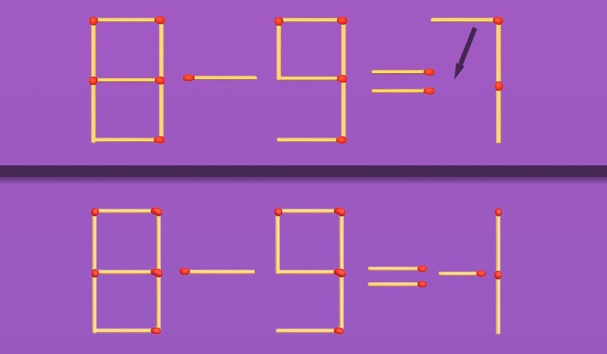 Sarežģīts IQ tests: 15 sekundēs ir nepieciešams pārvietot tikai 1 sērkociņu
