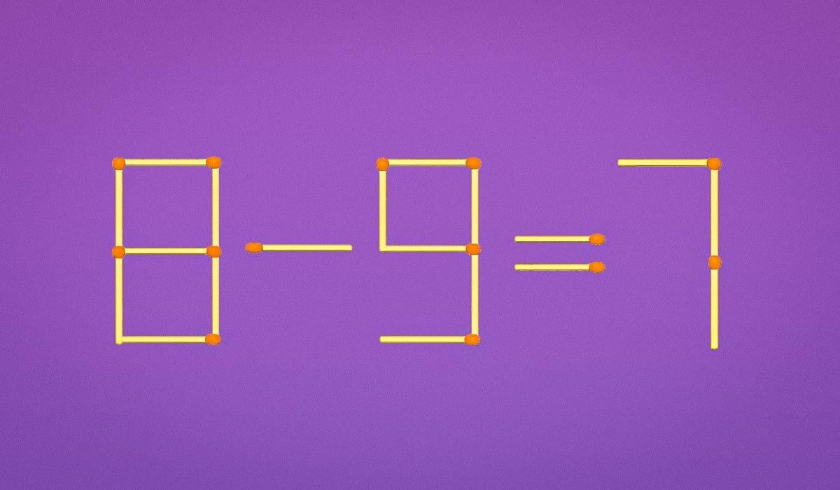 Sarežģīts IQ tests: 15 sekundēs ir nepieciešams pārvietot tikai 1 sērkociņu