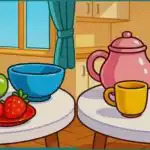 IQ tests: atrodiet 3 atšķirības augļa attēlā uz galda 35