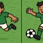 IQ tests: atrodiet 3 atšķirības futbolista attēlā 23 sekundēs IQ tests: atrodiet 3 atšķirības futbolista attēlā 23 sekundēs