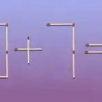 Lai vienādība būtu pareiza, jums ir jāpārvieto viens mačs: ātrs