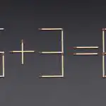 Ļoti sarežģīta mīkla: jums ir nepieciešams pārvietot tikai vienu sērkociņu