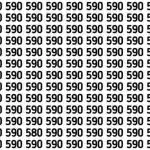 Mīkla tiem, kuru redze ir kā ērglis: jums 5 sekundēs jāatrod skaitlis 580 Mīkla tiem, kuru redze ir kā ērglis: jums 5 sekundēs