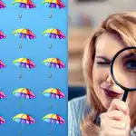 Vienkāršs IQ tests: atrodi dīvainu lietussargu 9 sekundēs