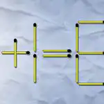 Viens sērkociņš ir jāizmet un otrs jāpārkārto: grūts pārbaudījums IQ